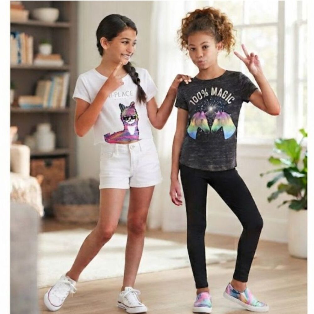 Girls Bundle T-shirt Sz L